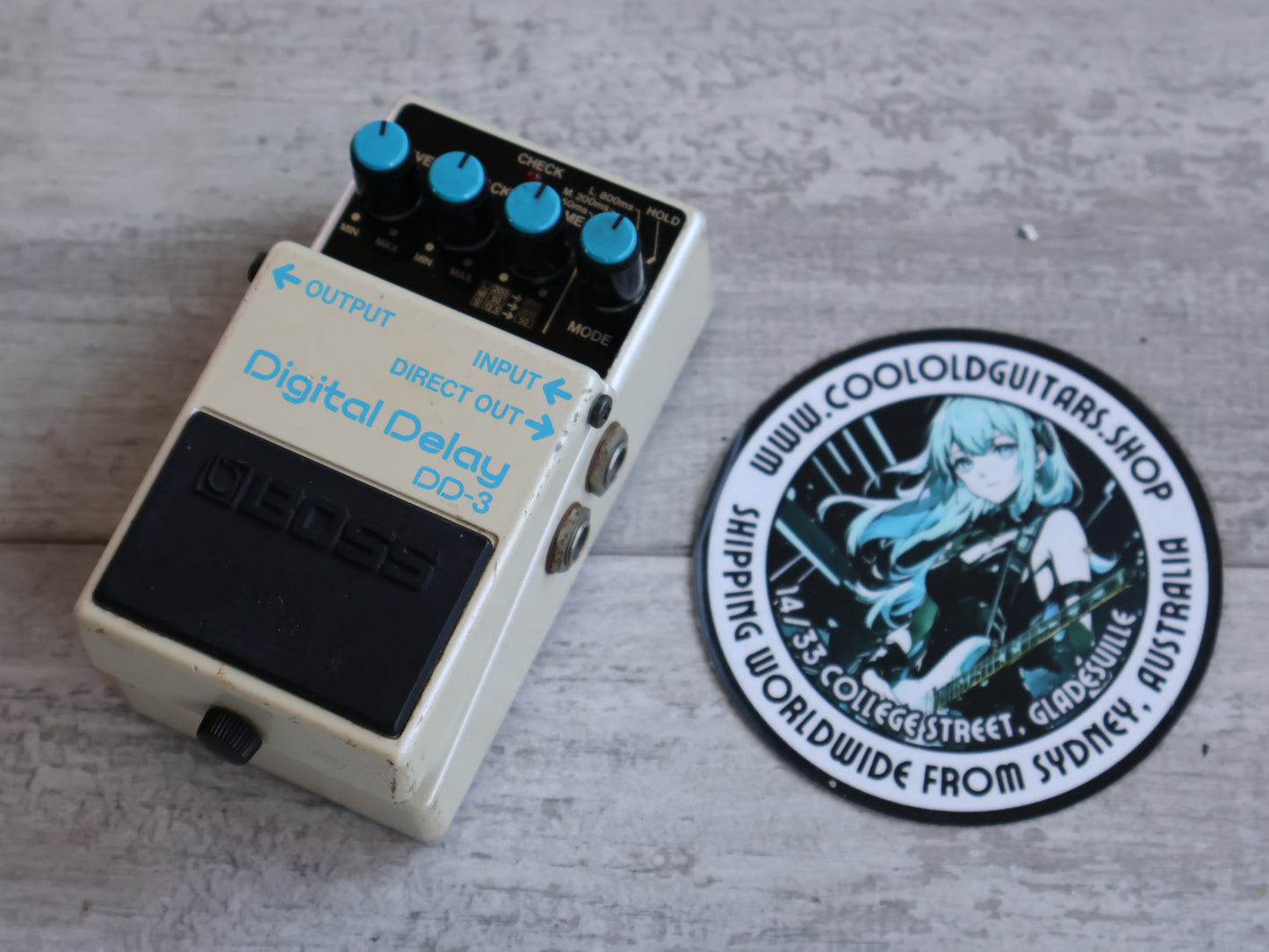 1989 Boss DD-3 Long Chip Digital Delay Pedal