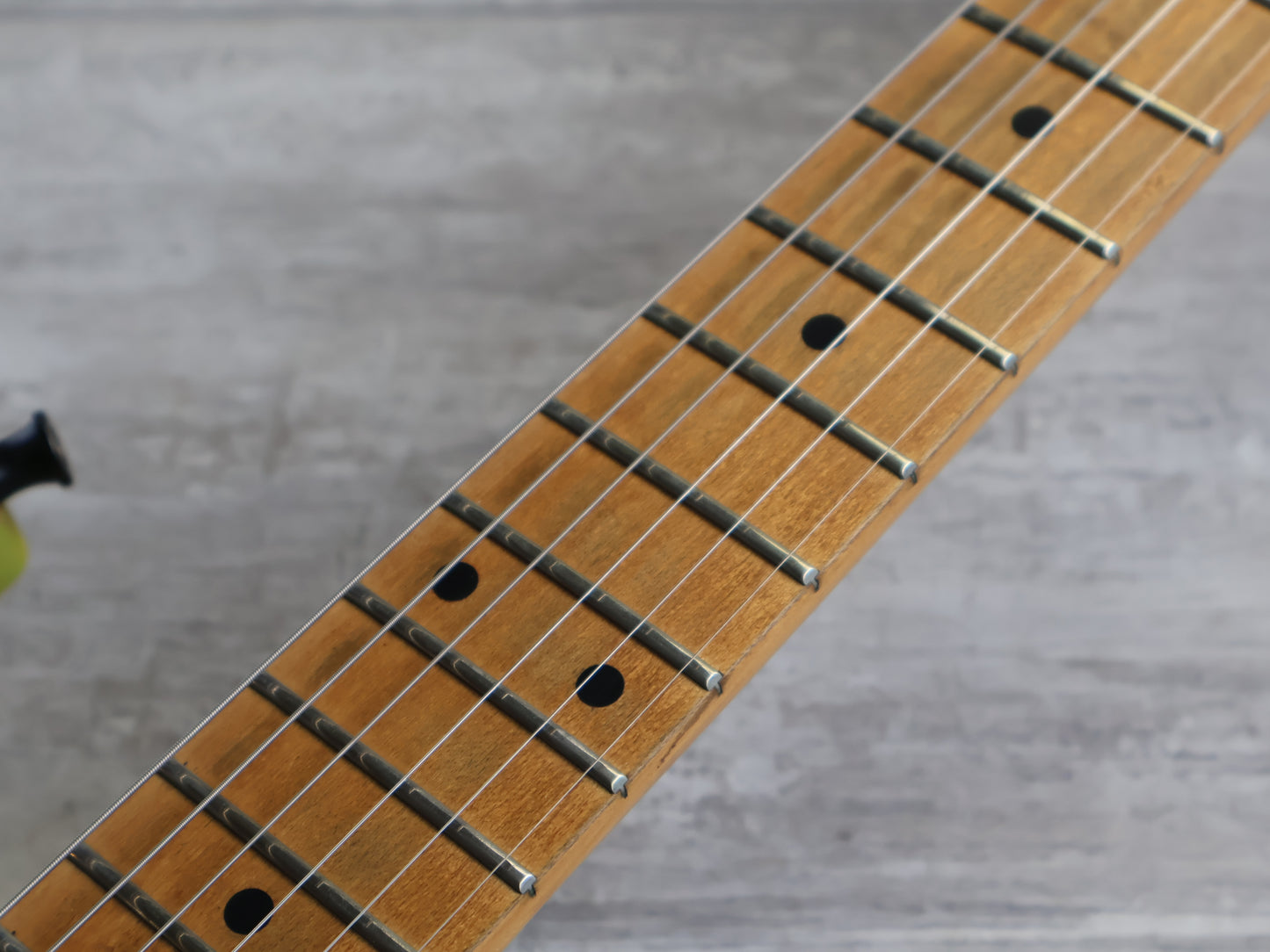 1989 Ibanez Japan RG-550 Superstrat (Faded Desert Sun Yellow)