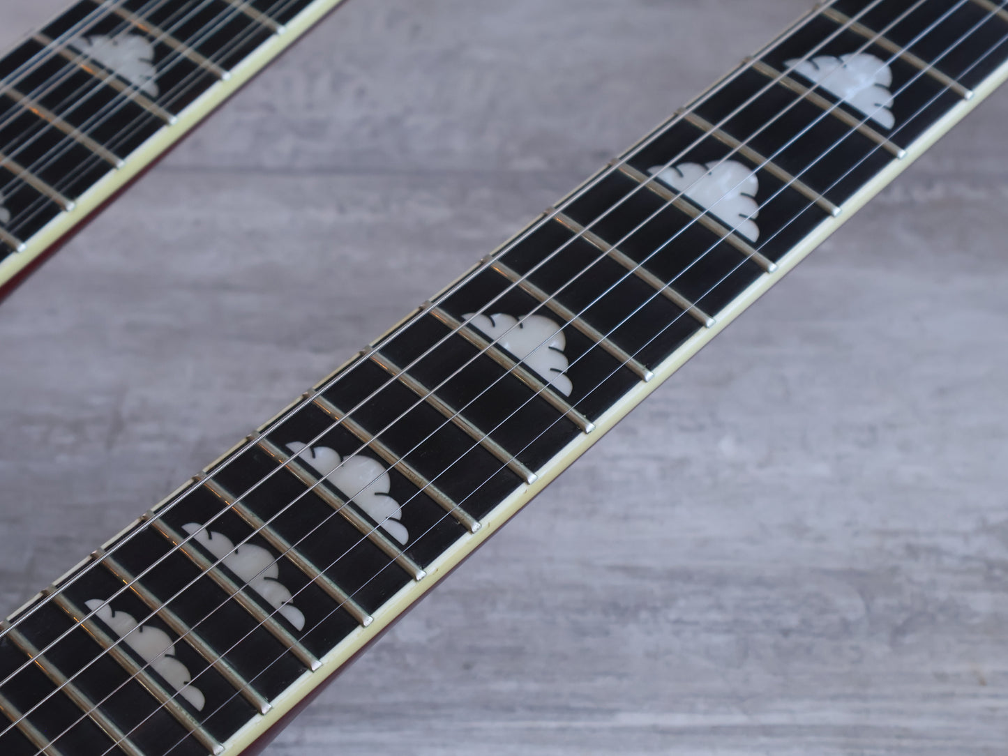 2019 BC Rich "Rich B" Legacy Double Neck 6/12 (Transparent Red)