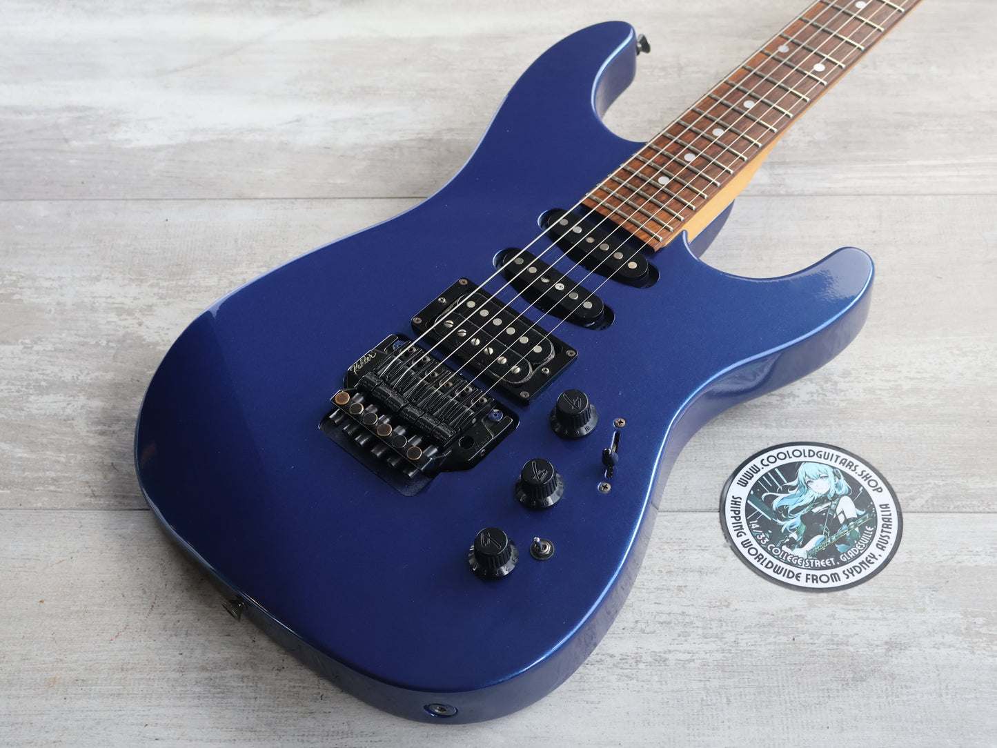 1989 Fender Japan "HM Strat" (Refinished Metallic Blue)