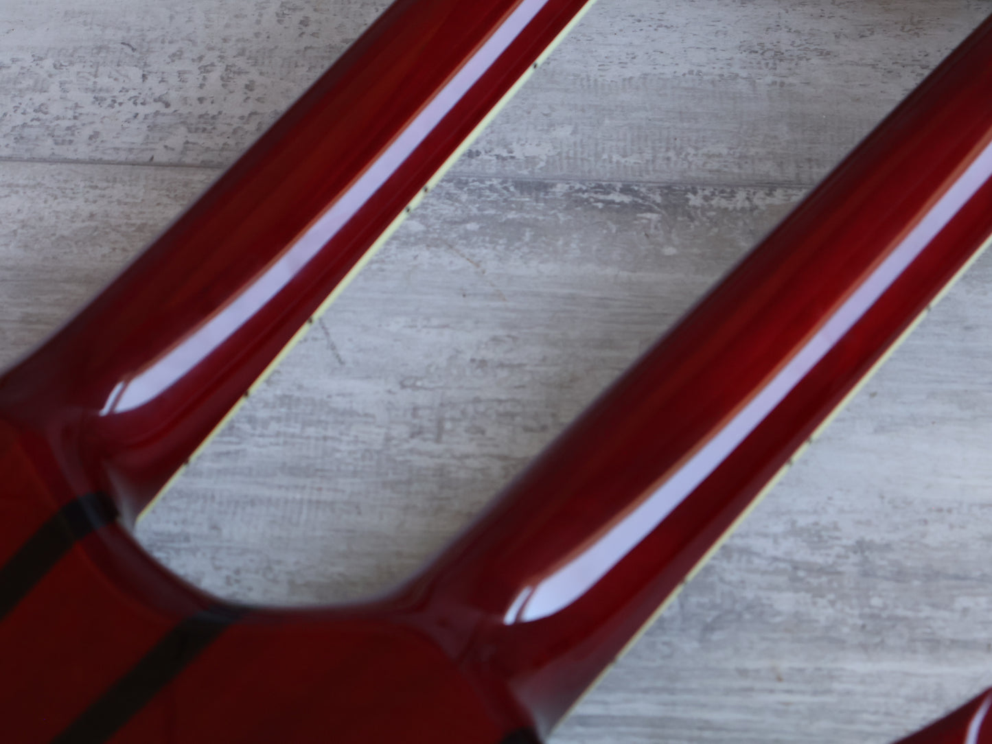 2019 BC Rich "Rich B" Legacy Double Neck 6/12 (Transparent Red)