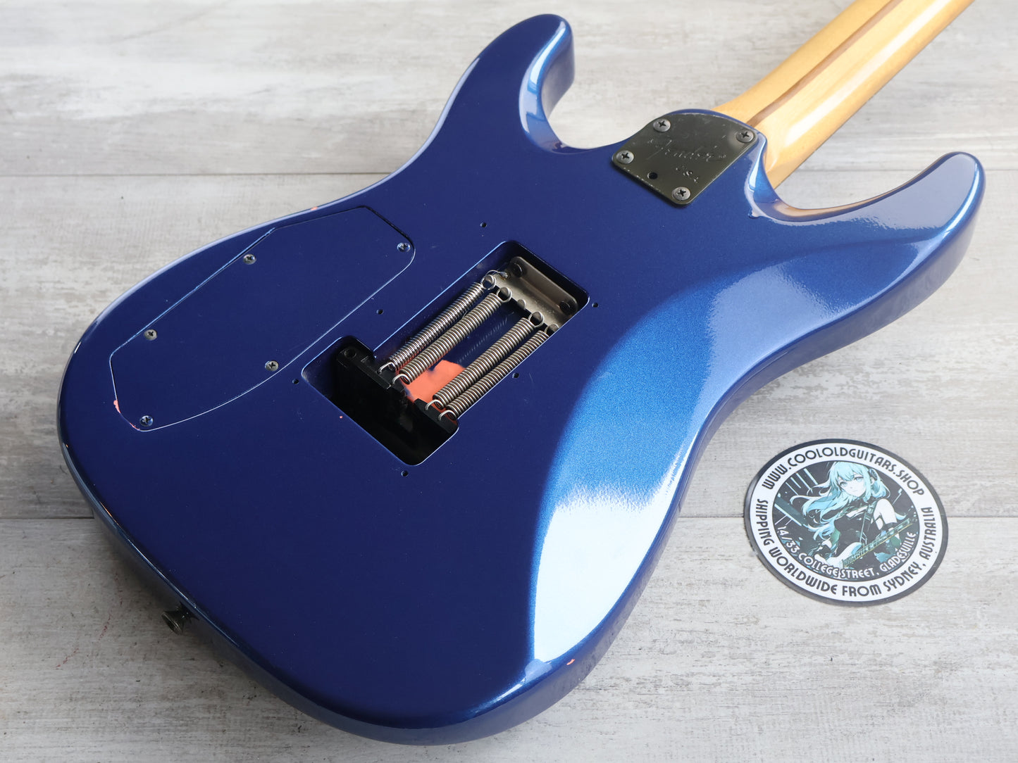 1989 Fender Japan "HM Strat" (Refinished Metallic Blue)