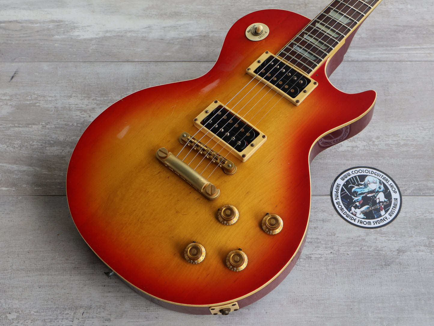 1980 Greco Japan EG-450 Super Power Les Paul Standard (Cherry Sunburst)