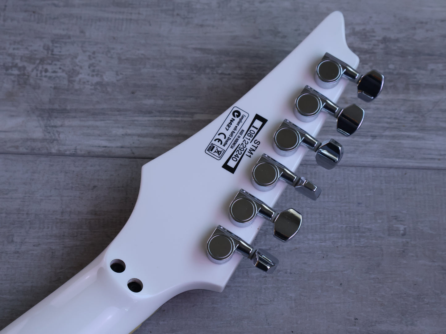 2008 Ibanez STM1 Sam Totman Signature Iceman (White)