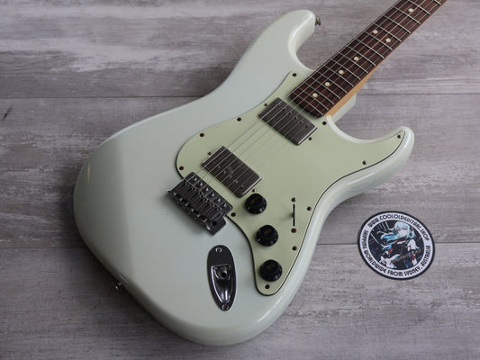 2010 Fender Mexico Blacktop HH Stratocaster (Sonic Blue)