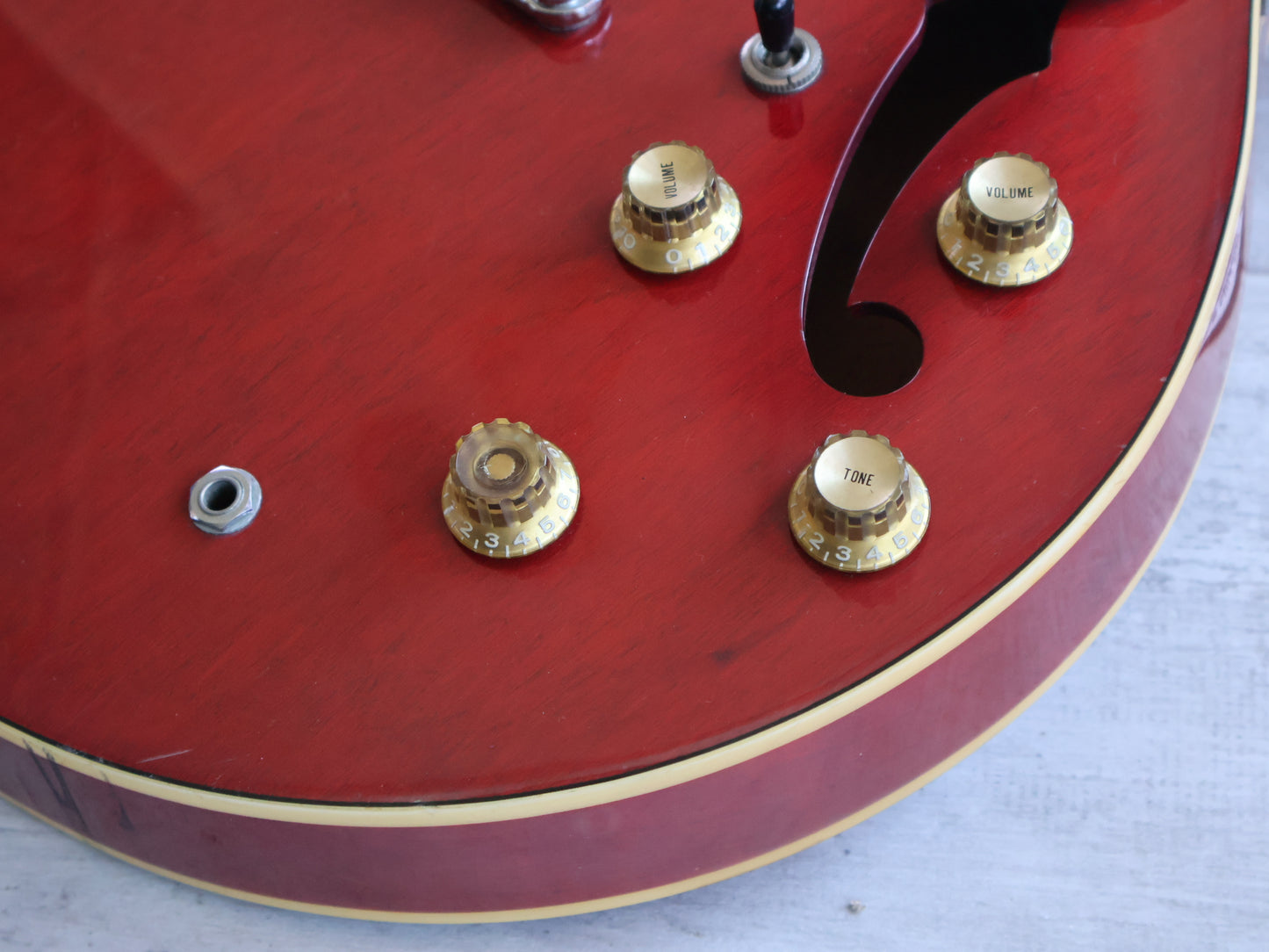 1980 Yamaha Japan SA-700 ES-335 Semi Hollowbody Electric Guitar (Persimmon Red)