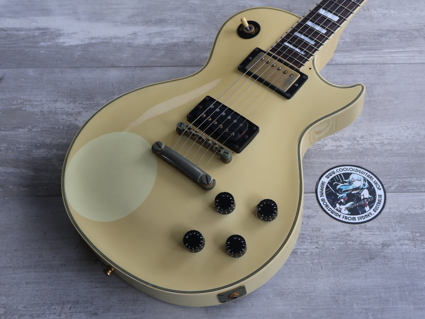 1988 Orville by Gibson Japan LPC Les Paul Custom (Alpine White)