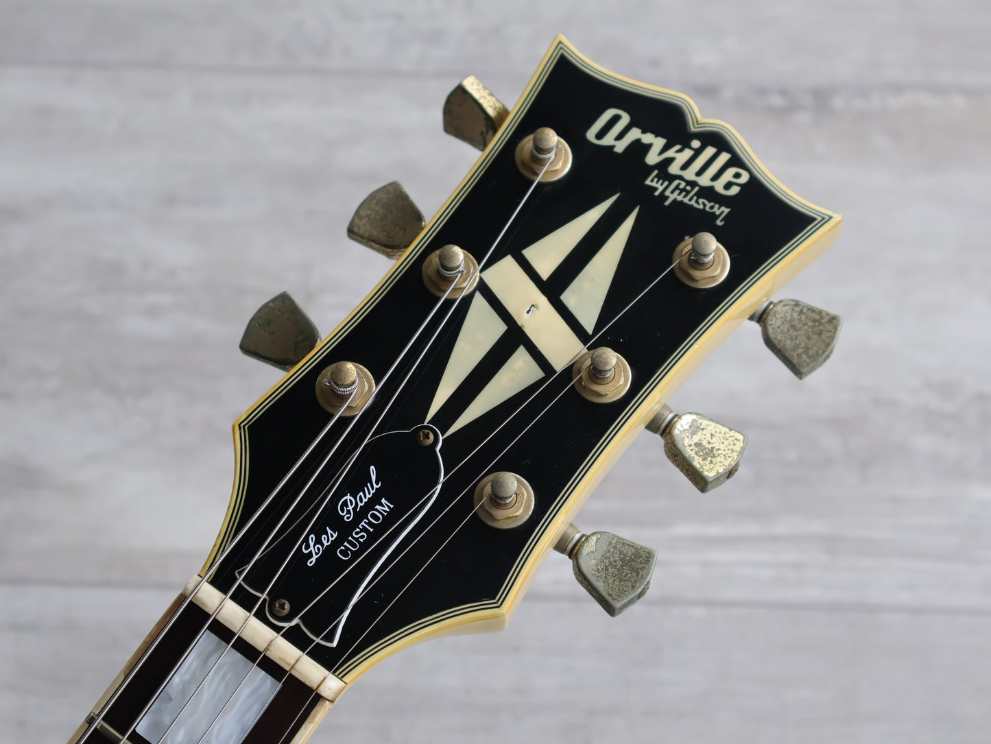 1988 Orville by Gibson Japan LPC Les Paul Custom (Alpine White)