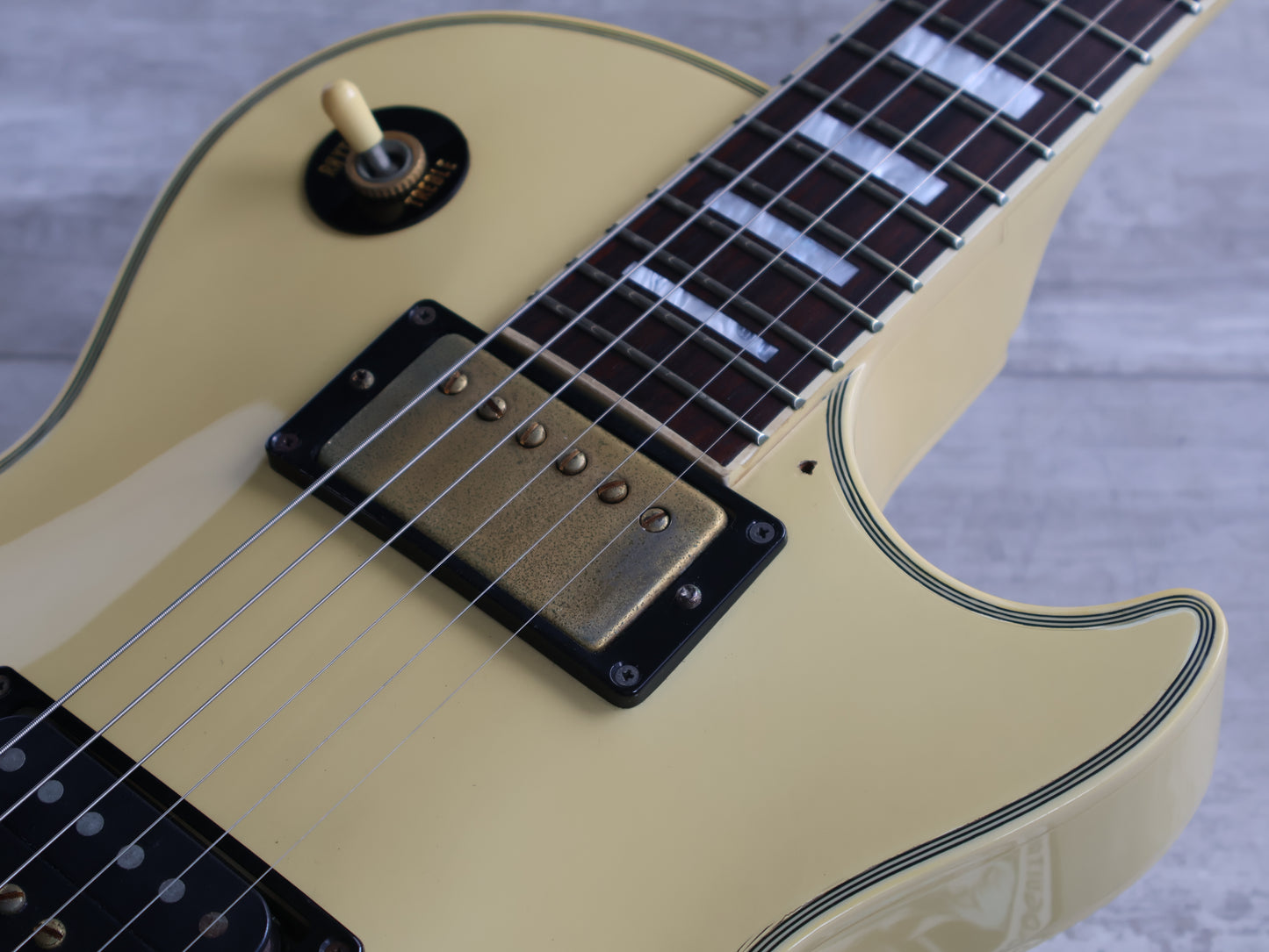 1988 Orville by Gibson Japan LPC Les Paul Custom (Alpine White)
