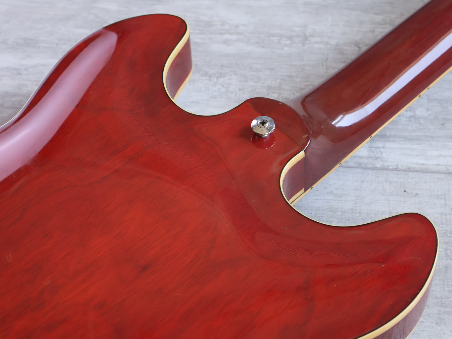 1980 Yamaha Japan SA-700 ES-335 Semi Hollowbody Electric Guitar (Persimmon Red)