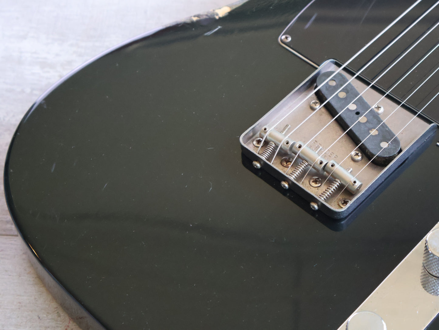 1985 Fender Japan TL72-55 '72 Reissue "E Series" Telecaster (Black)