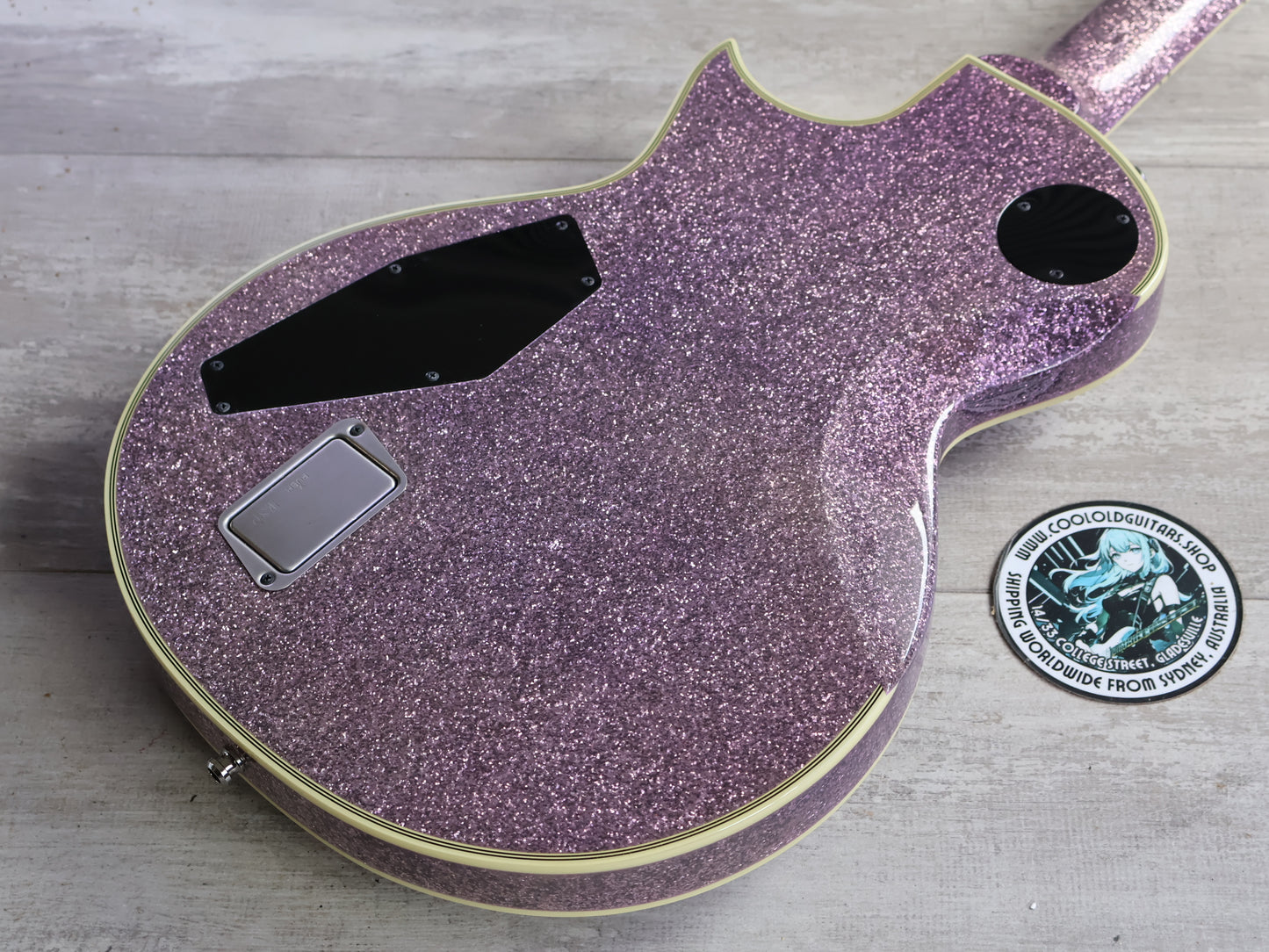2019 ESP E-II Japan Eclipse EC-DB Les Paul w/EMG's (Purple Sparkle)