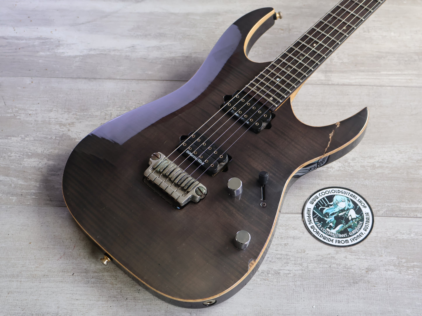 2005 Ibanez Japan RGA321F Prestige J-Craft HH Superstrat (Black Onyx)