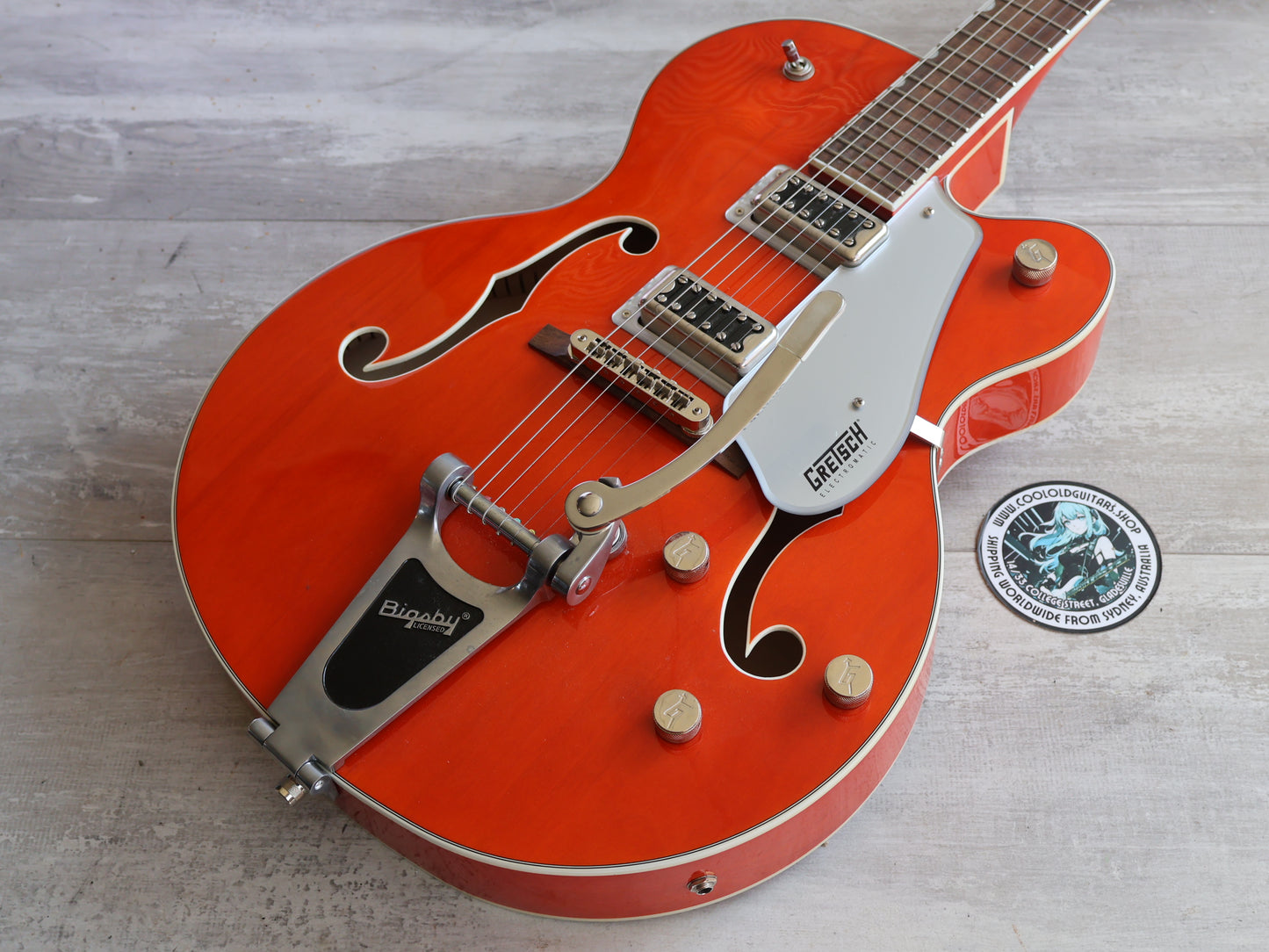 2022 Gretsch G5420T Electromatic Hollow Body Single-Cut w/ Bigsby (Orange Stain)