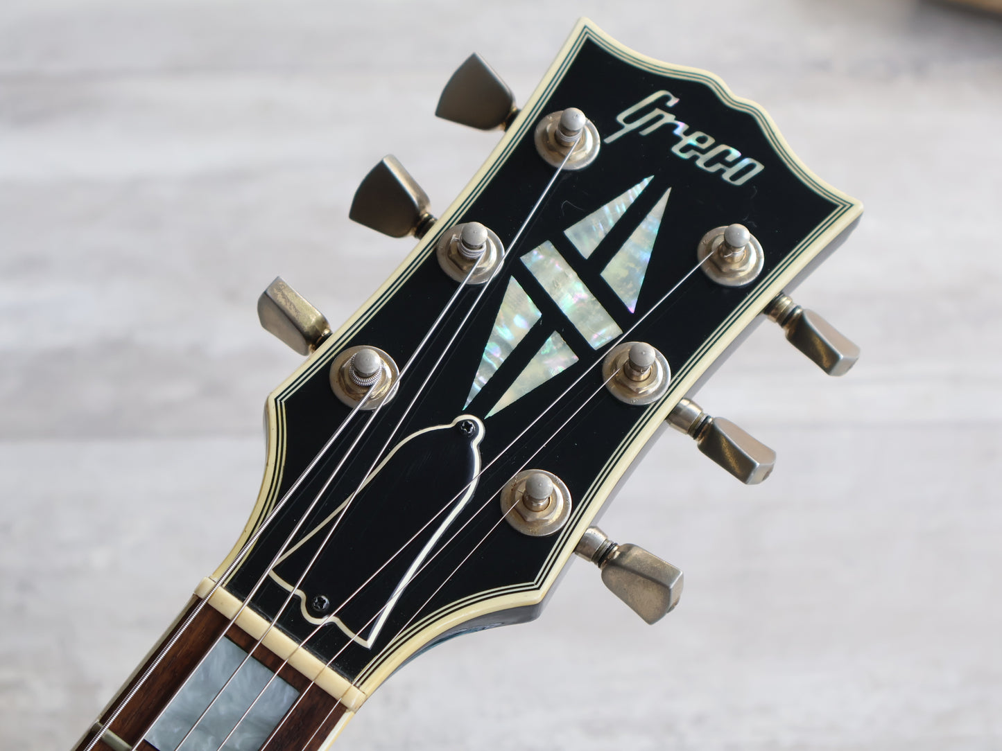 1980 Greco Japan EG-500C "Super Power" Les Paul Custom (Ebony)