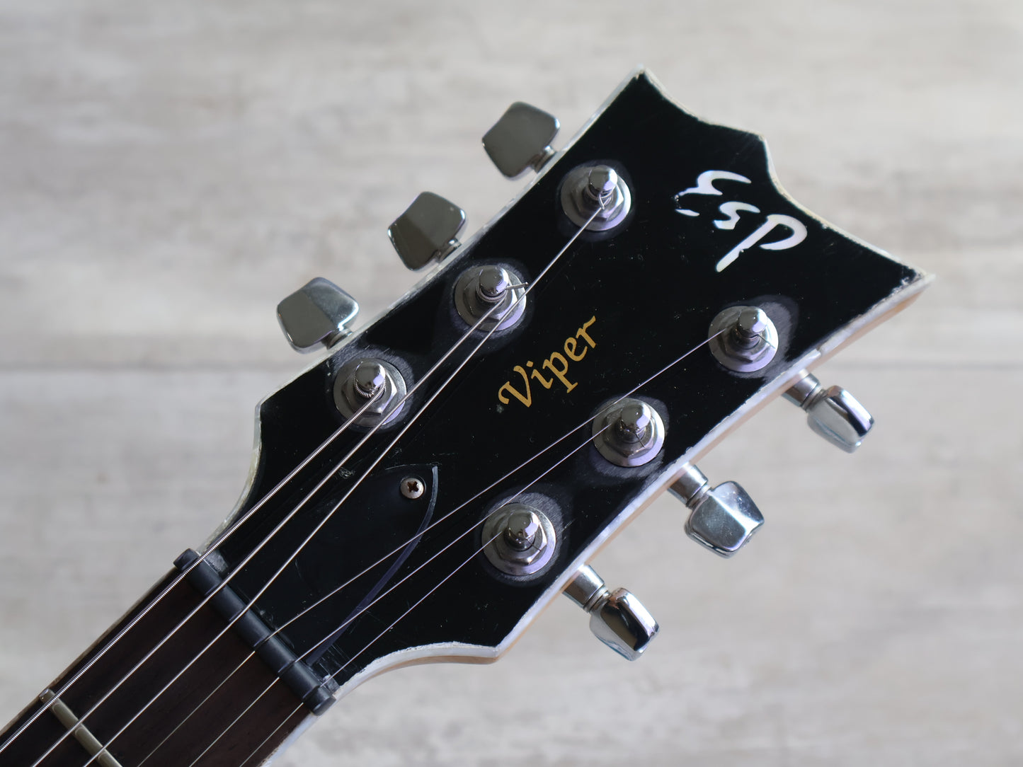 1990's ESP Japan Viper Double Cutaway (Black)