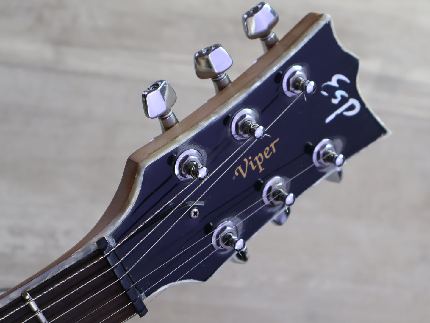 1990's ESP Japan Viper Double Cutaway (Black)