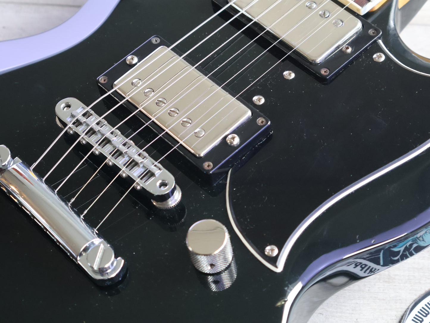 1990's ESP Japan Viper Double Cutaway (Black)