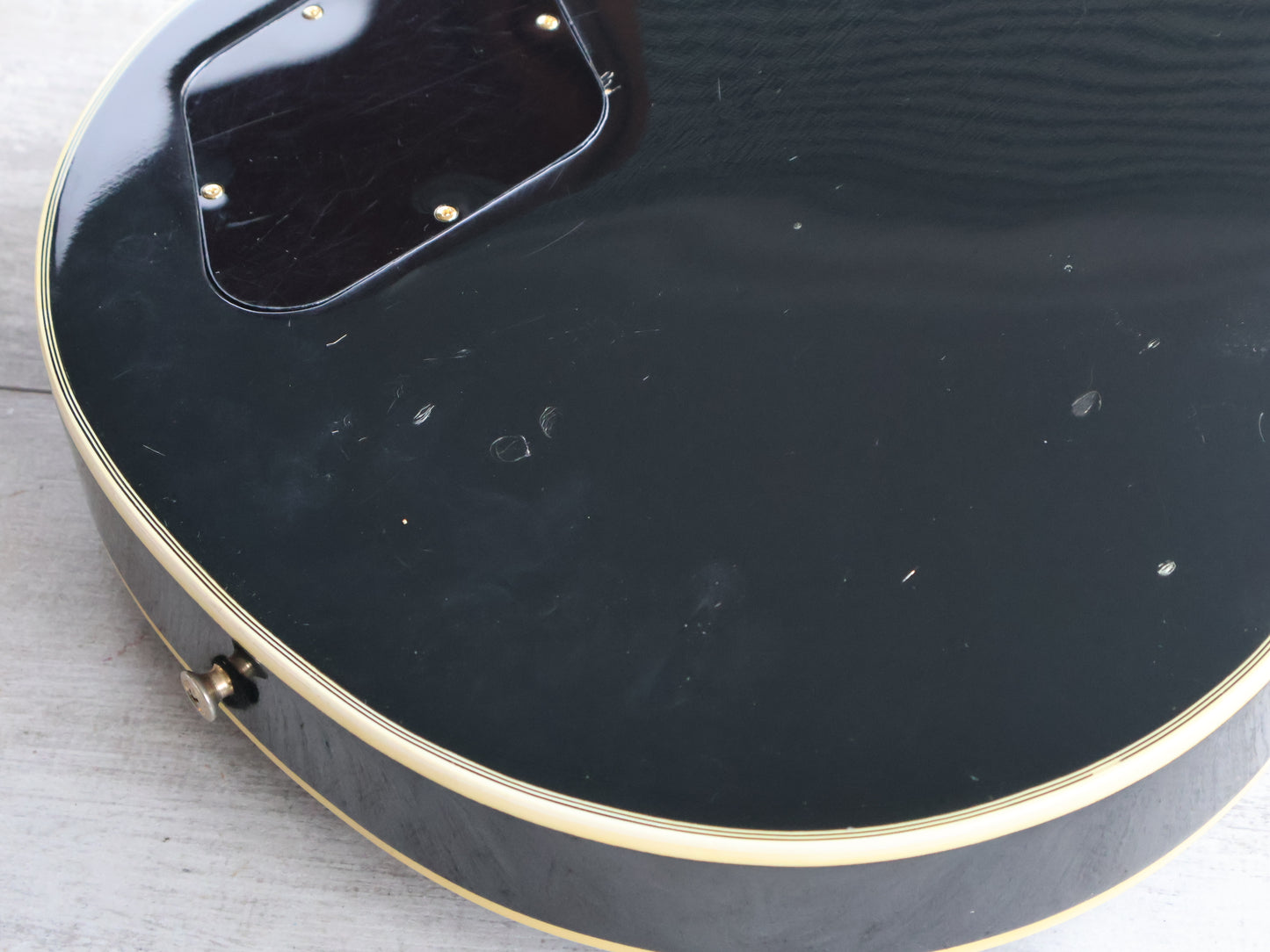 1980 Greco Japan EG-500C "Super Power" Les Paul Custom (Ebony)