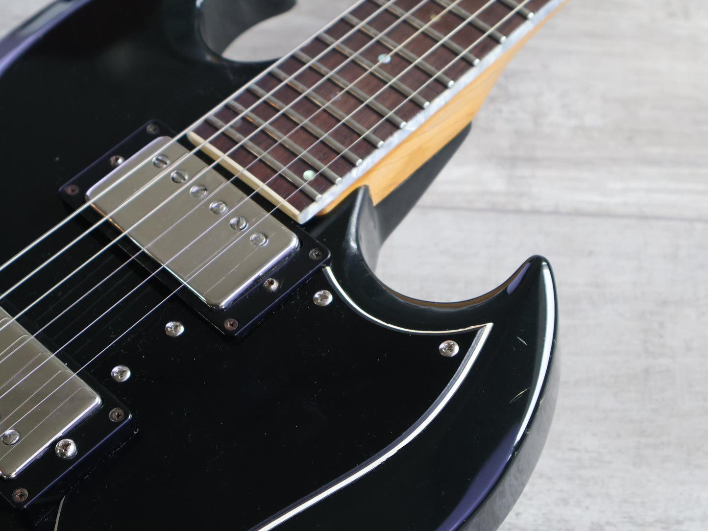 1990's ESP Japan Viper Double Cutaway (Black)