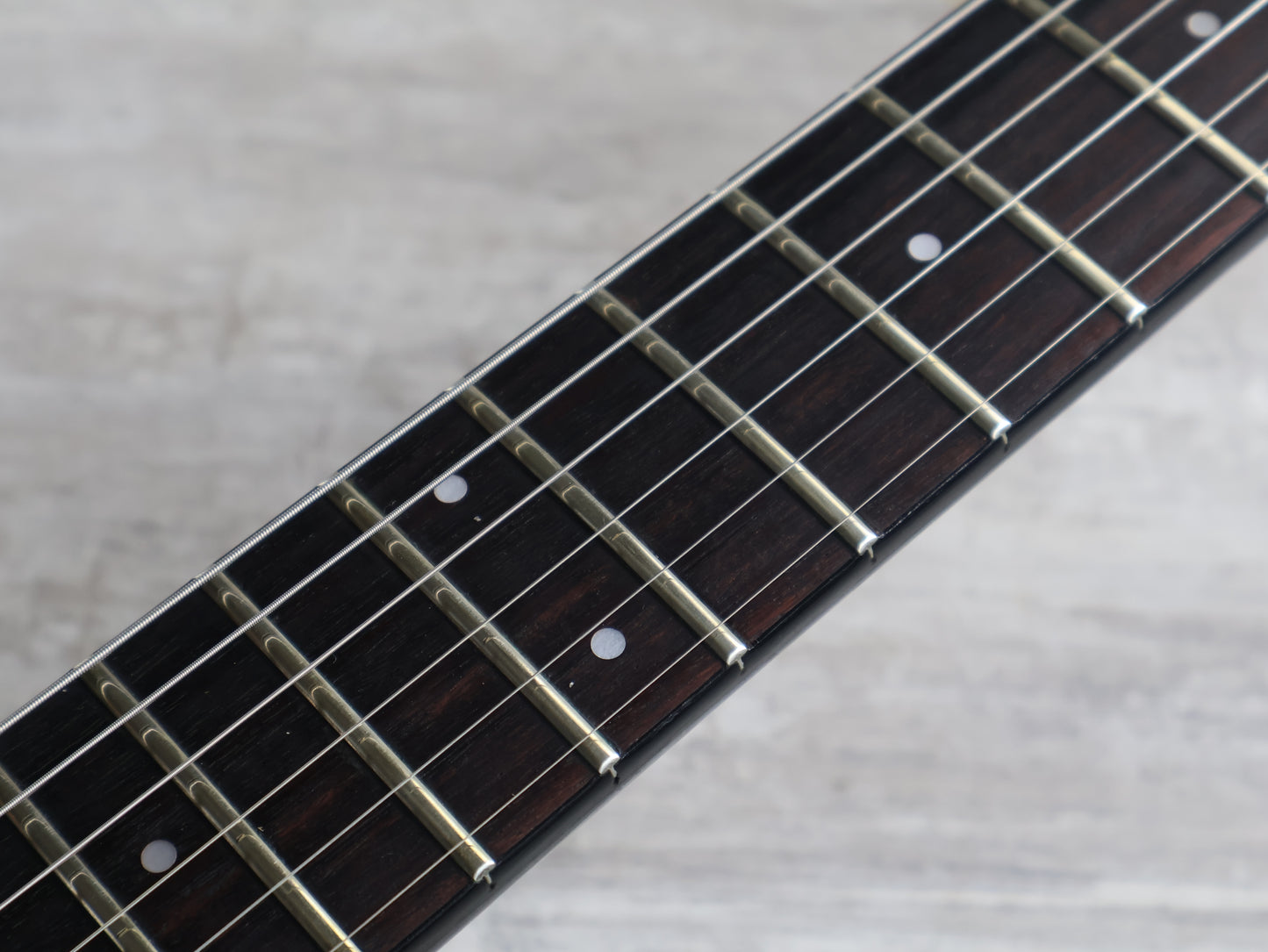 1984 Vantage Japan X-99 Neckthrough Double Cutaway (Black/Red)