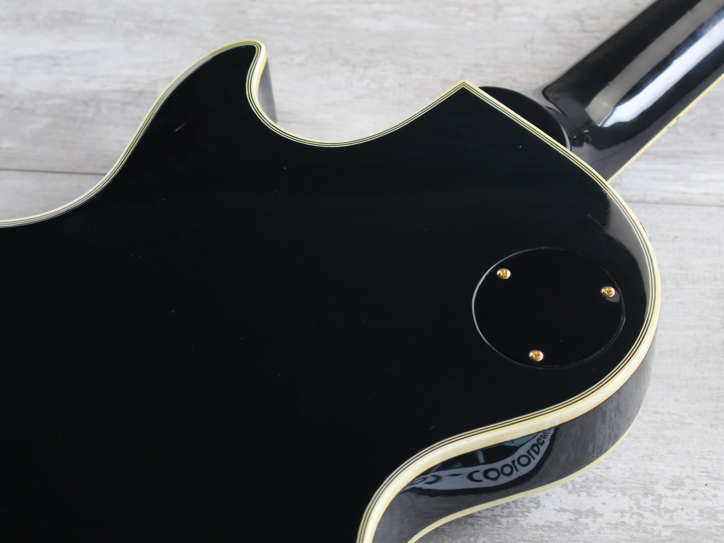 1980 Greco Japan EG-500C "Super Power" Les Paul Custom (Ebony)