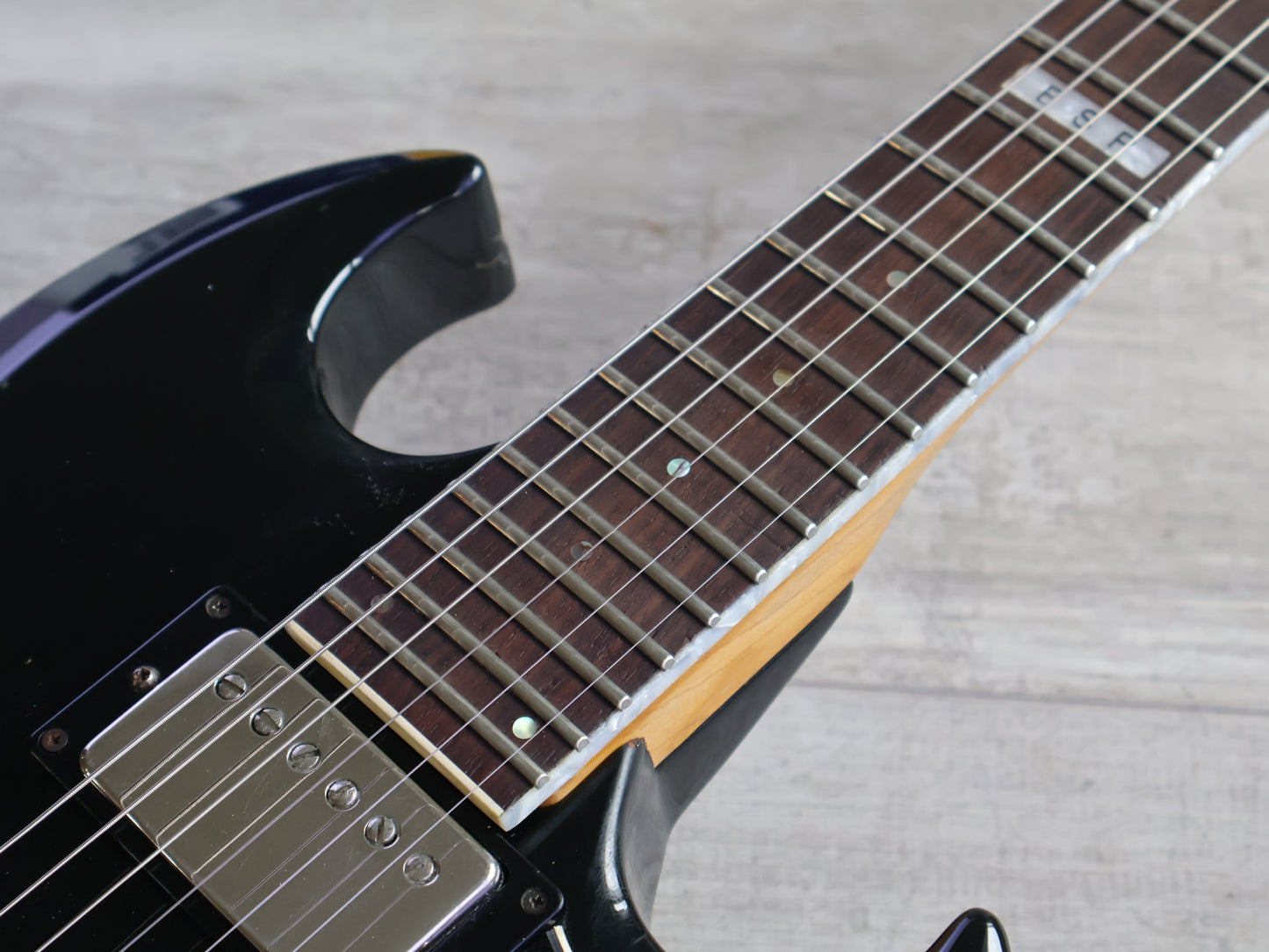 1990's ESP Japan Viper Double Cutaway (Black)