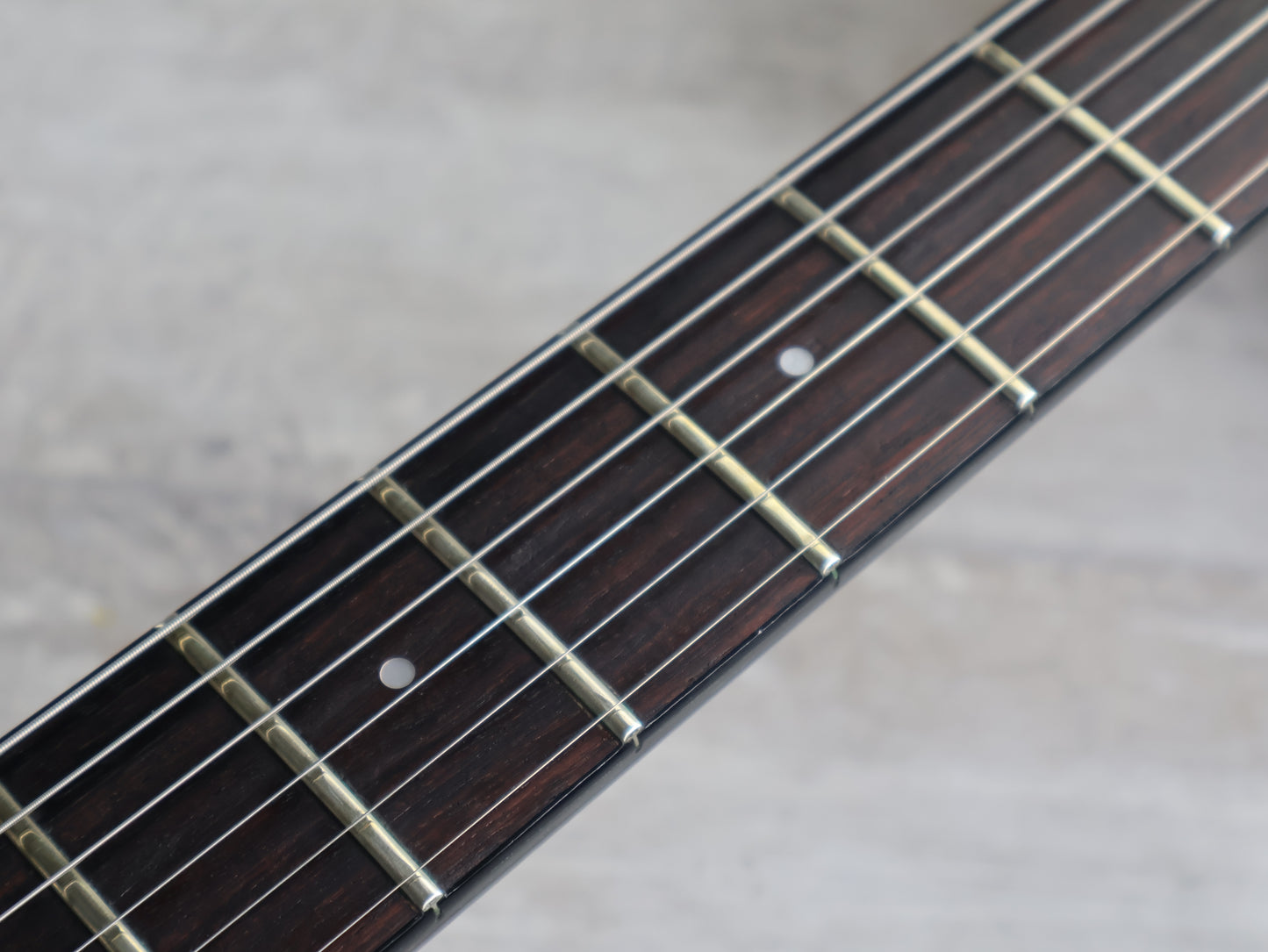 1984 Vantage Japan X-99 Neckthrough Double Cutaway (Black/Red)