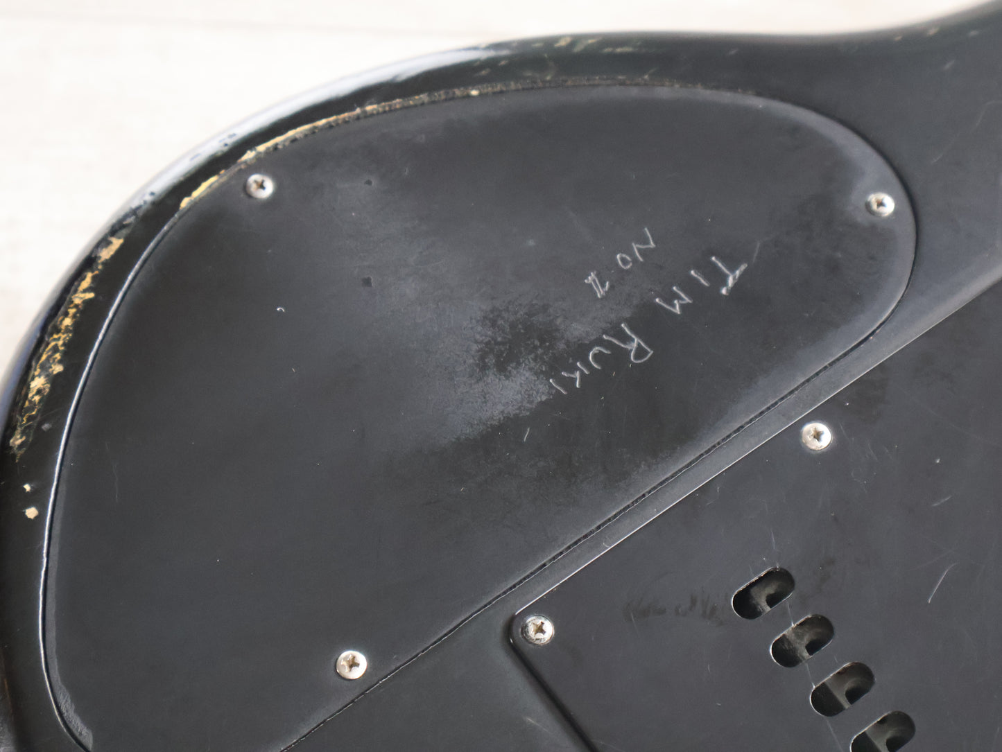 1984 Vantage Japan X-99 Neckthrough Double Cutaway (Black/Red)