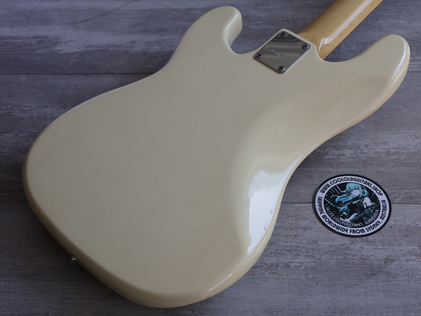 1980 Greco Japan "Spacy Sound" PB-500 Precision Bass (Vintage White)