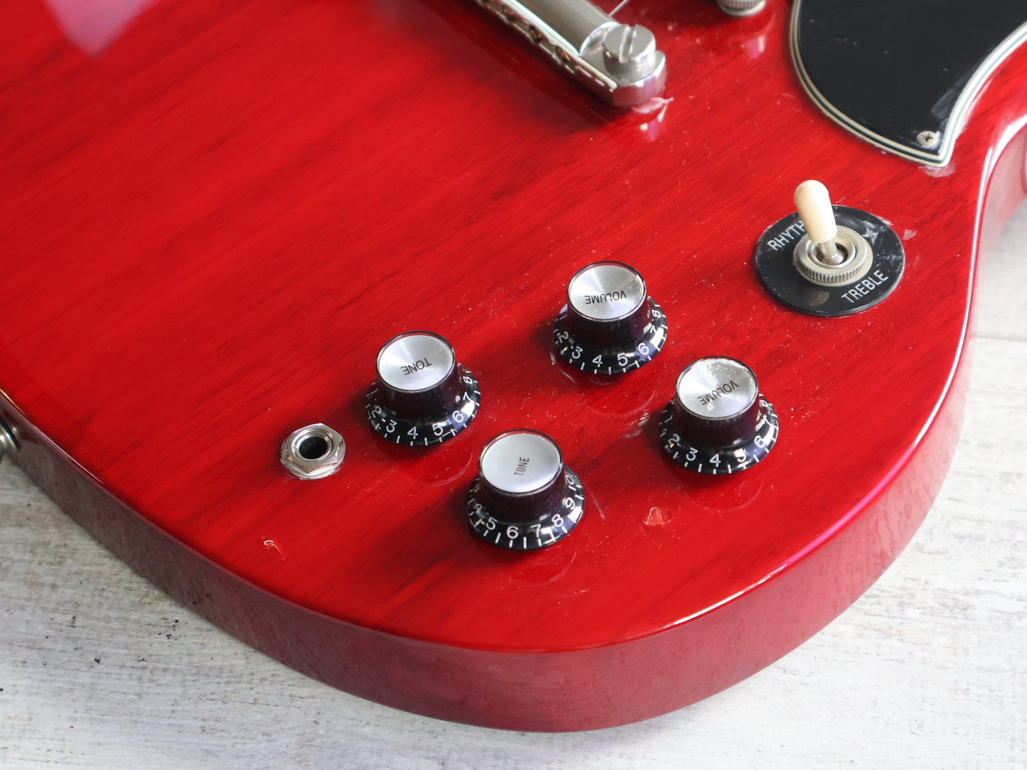 2006 Burny RSG-55 '63 Reissue SG (Cherry Red)