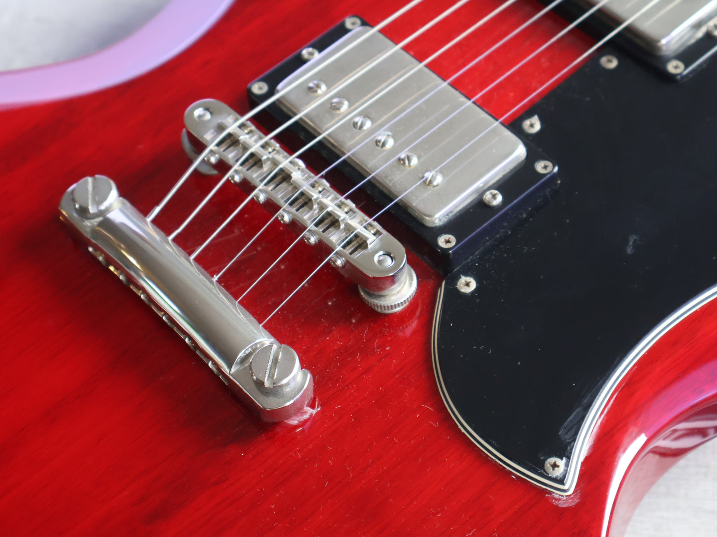 2006 Burny RSG-55 '63 Reissue SG (Cherry Red)