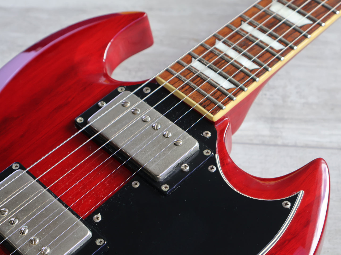 2006 Burny RSG-55 '63 Reissue SG (Cherry Red)