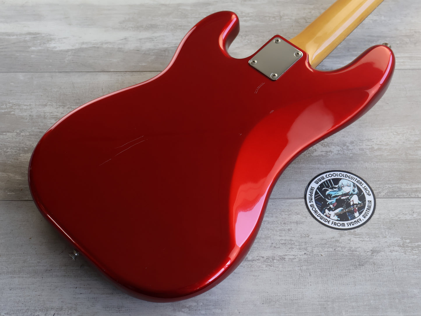 1993 Fender Japan PB62-53 '62 Reissue Precision Bass (Candy Apple  Red)