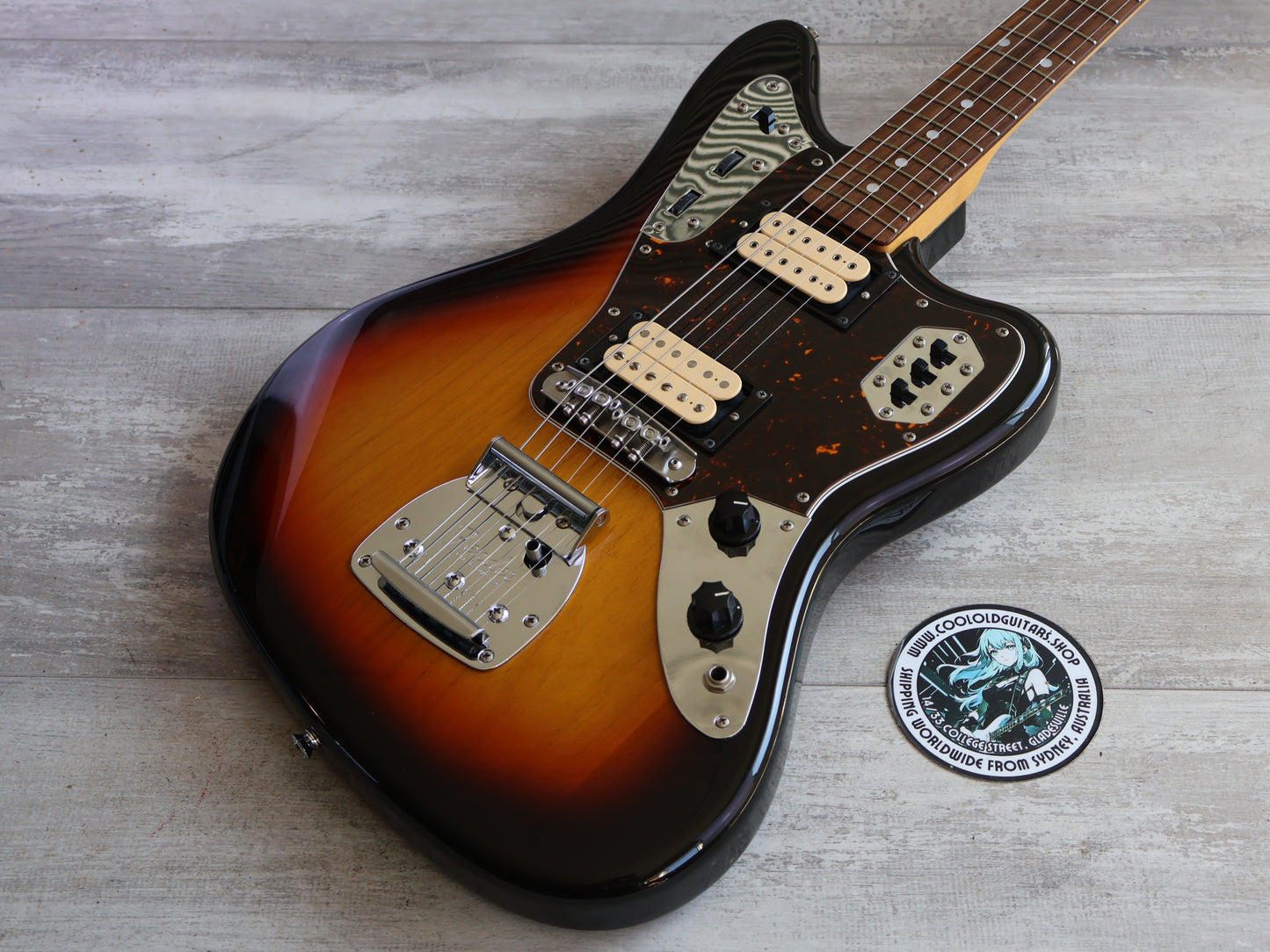 2007 Fender Japan JG66 '66 Reissue Kurt Cobain Jaguar (Sunburst)