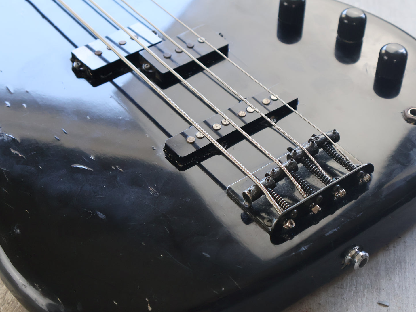 1988 Fender Japan "Jazz Bass Special" Duff McKagen Bass (Black)