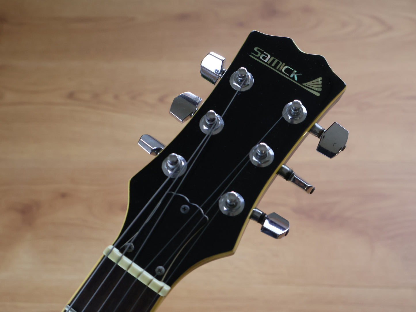 1994 Samick Korea SAN-450 Semi-Hollowbody (Black)