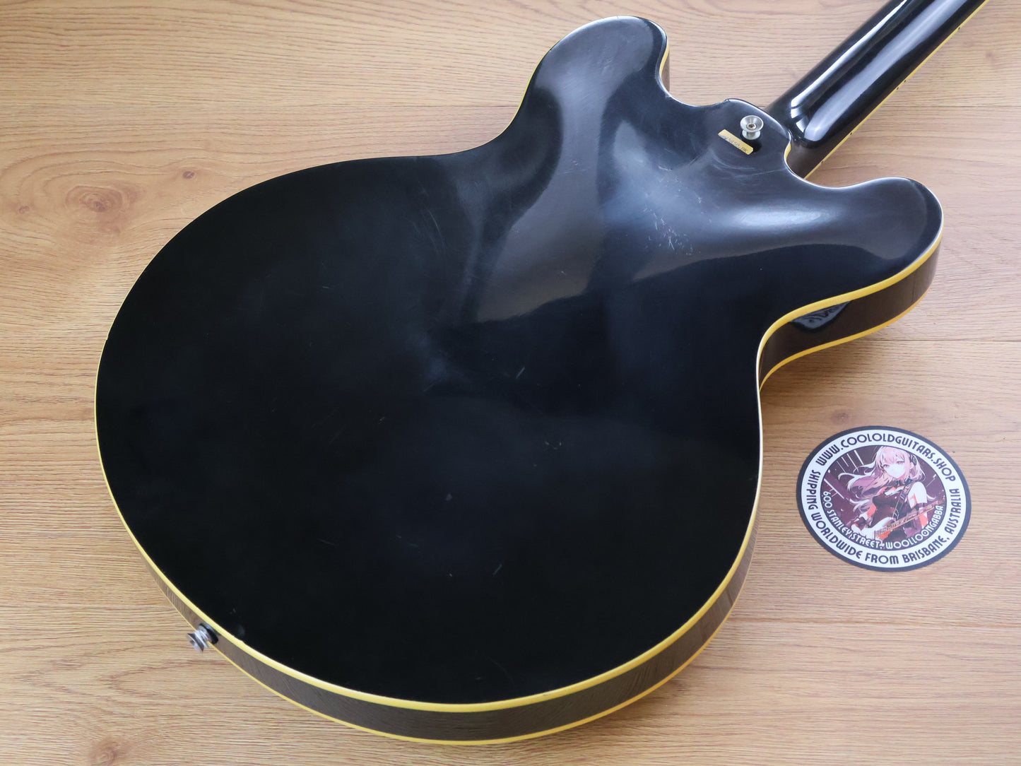 1994 Samick Korea SAN-450 Semi-Hollowbody (Black)