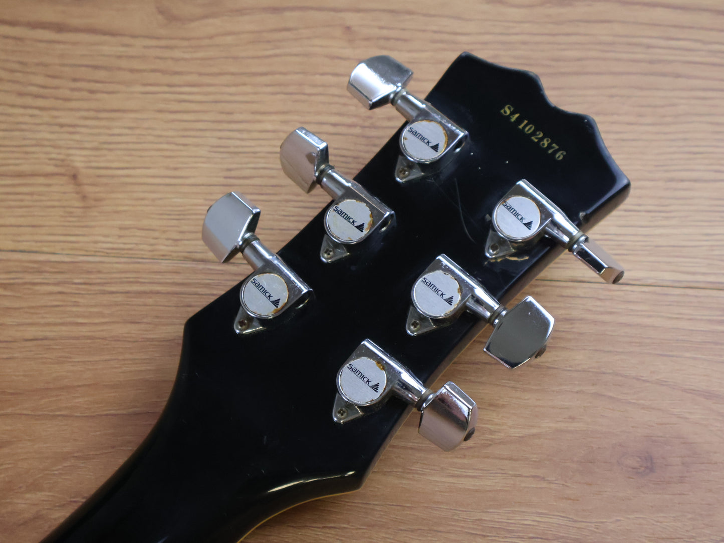 1994 Samick Korea SAN-450 Semi-Hollowbody (Black)