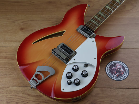 1991 Greco RG-100 Semi Hollowbody Double Cutaway (Fireglo)