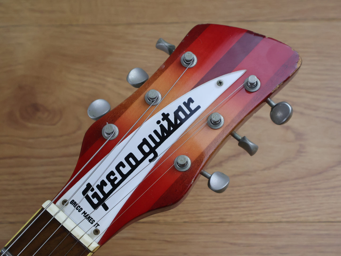 1991 Greco RG-100 Semi Hollowbody Double Cutaway (Fireglo)