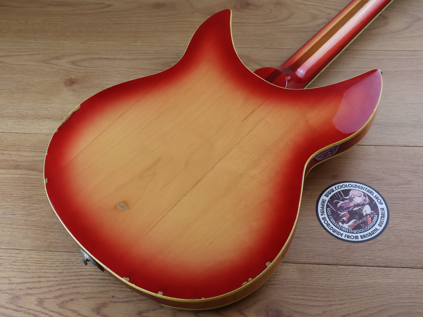 1991 Greco RG-100 Semi Hollowbody Double Cutaway (Fireglo)