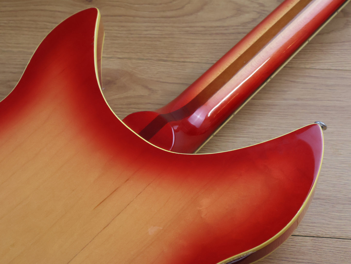 1991 Greco RG-100 Semi Hollowbody Double Cutaway (Fireglo)