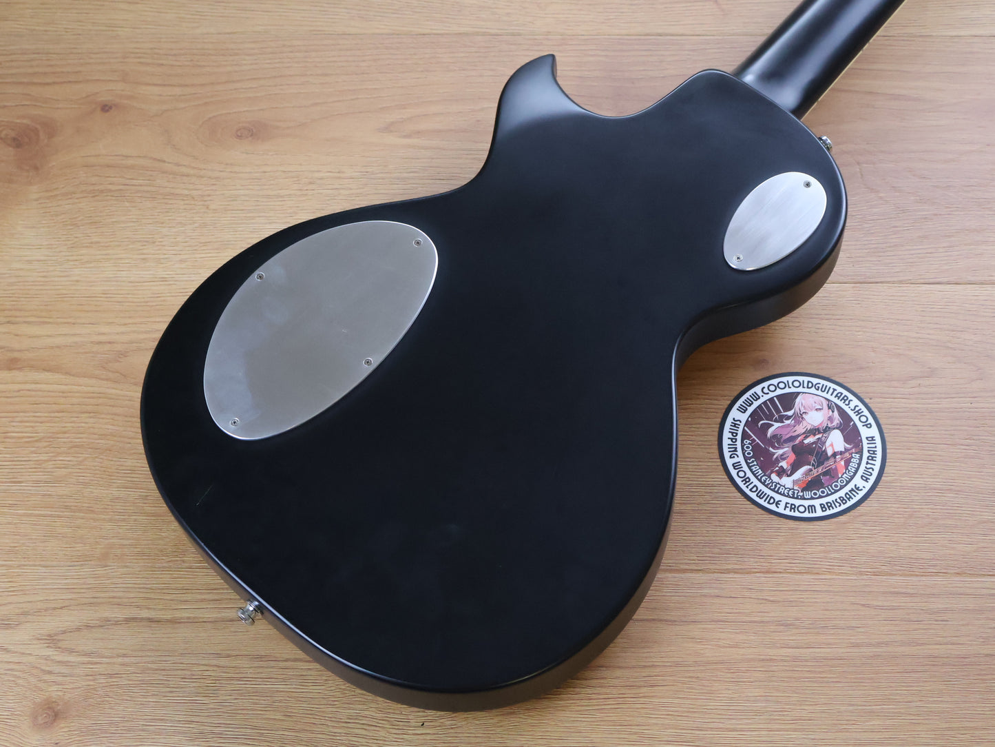 2007 Greco Japan GZMF500 Zemaitis Les Paul (Mat Black Leaf Scroll)