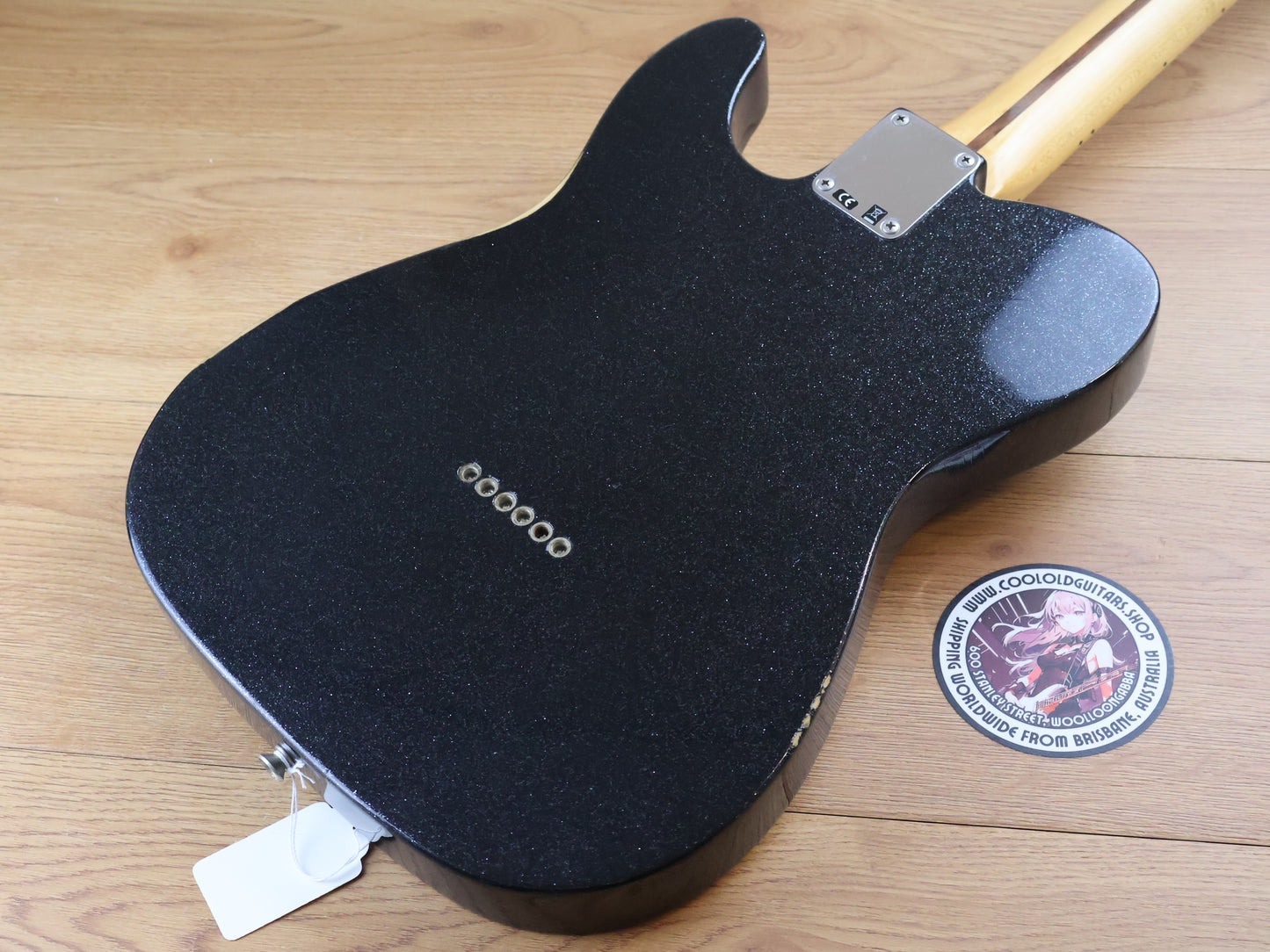 2020 Fender Brad Paisley Road Worn Telecaster (Black Sparkle/Maple Fingerboard)