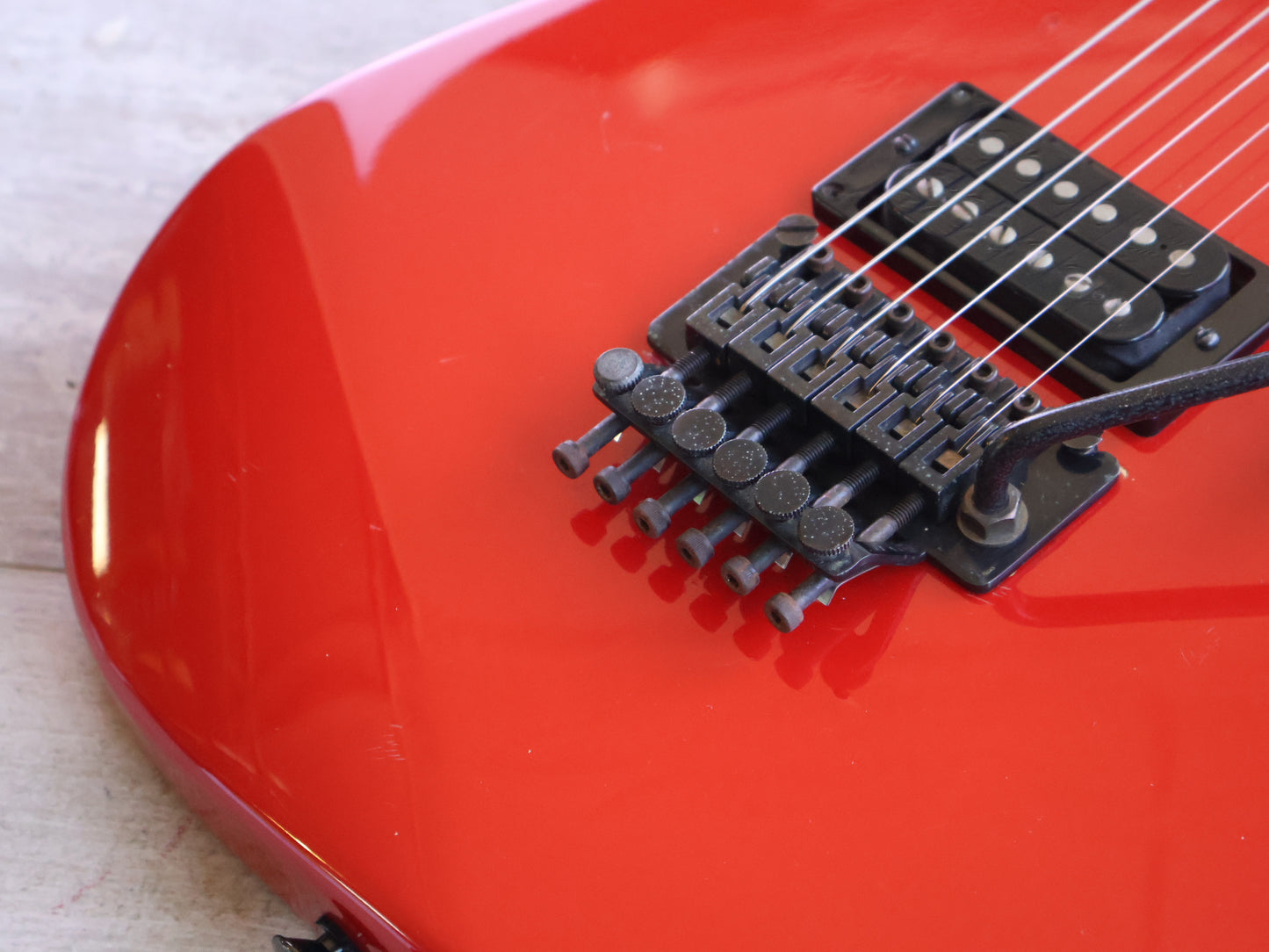1986 Charvel Japan Model 2 Superstrat (Gloss Red)