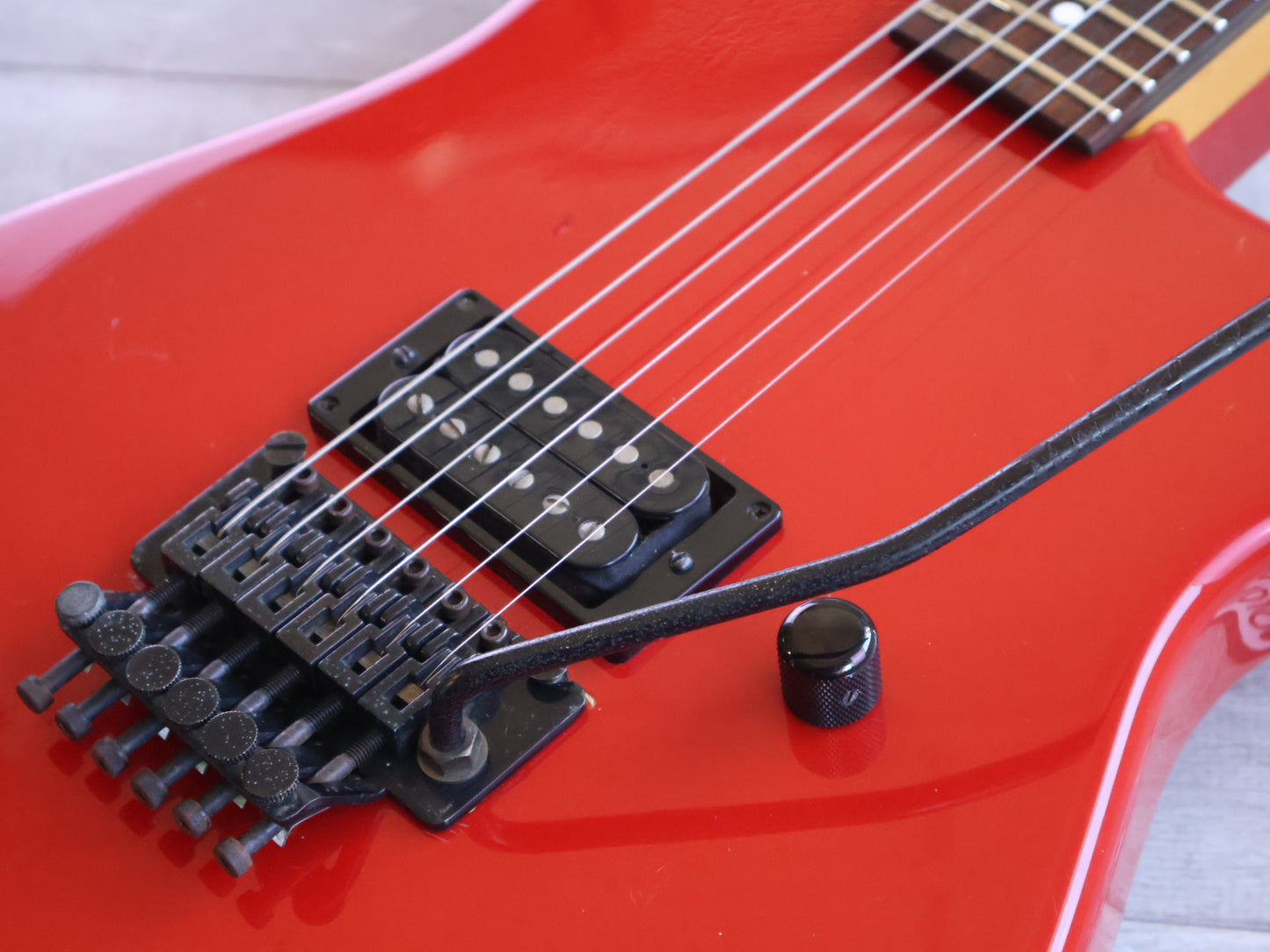 1986 Charvel Japan Model 2 Superstrat (Gloss Red)