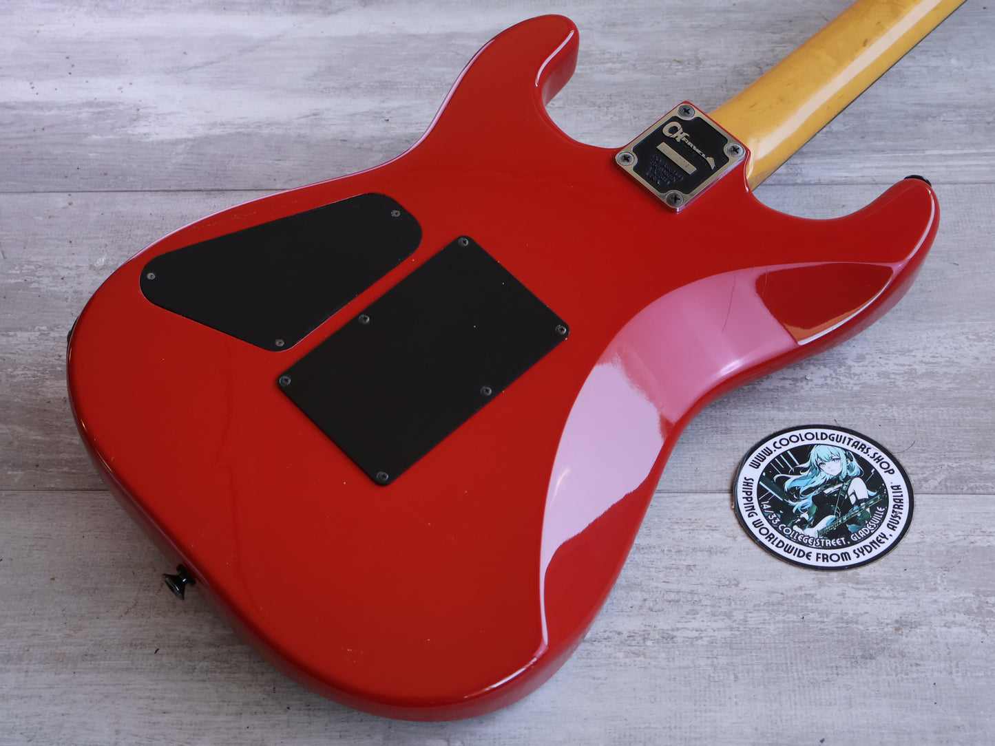 1986 Charvel Japan Model 2 Superstrat (Gloss Red)