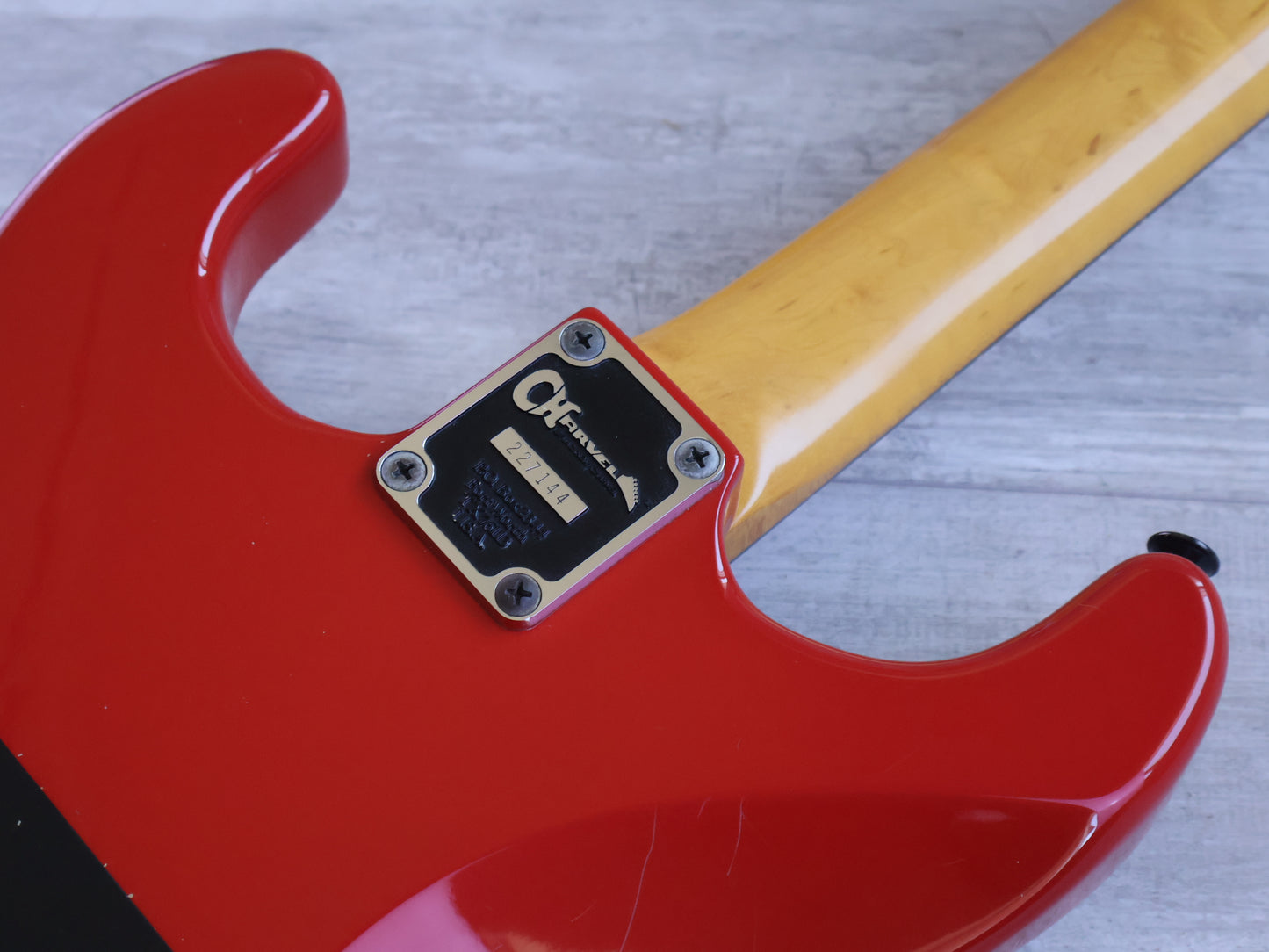 1986 Charvel Japan Model 2 Superstrat (Gloss Red)
