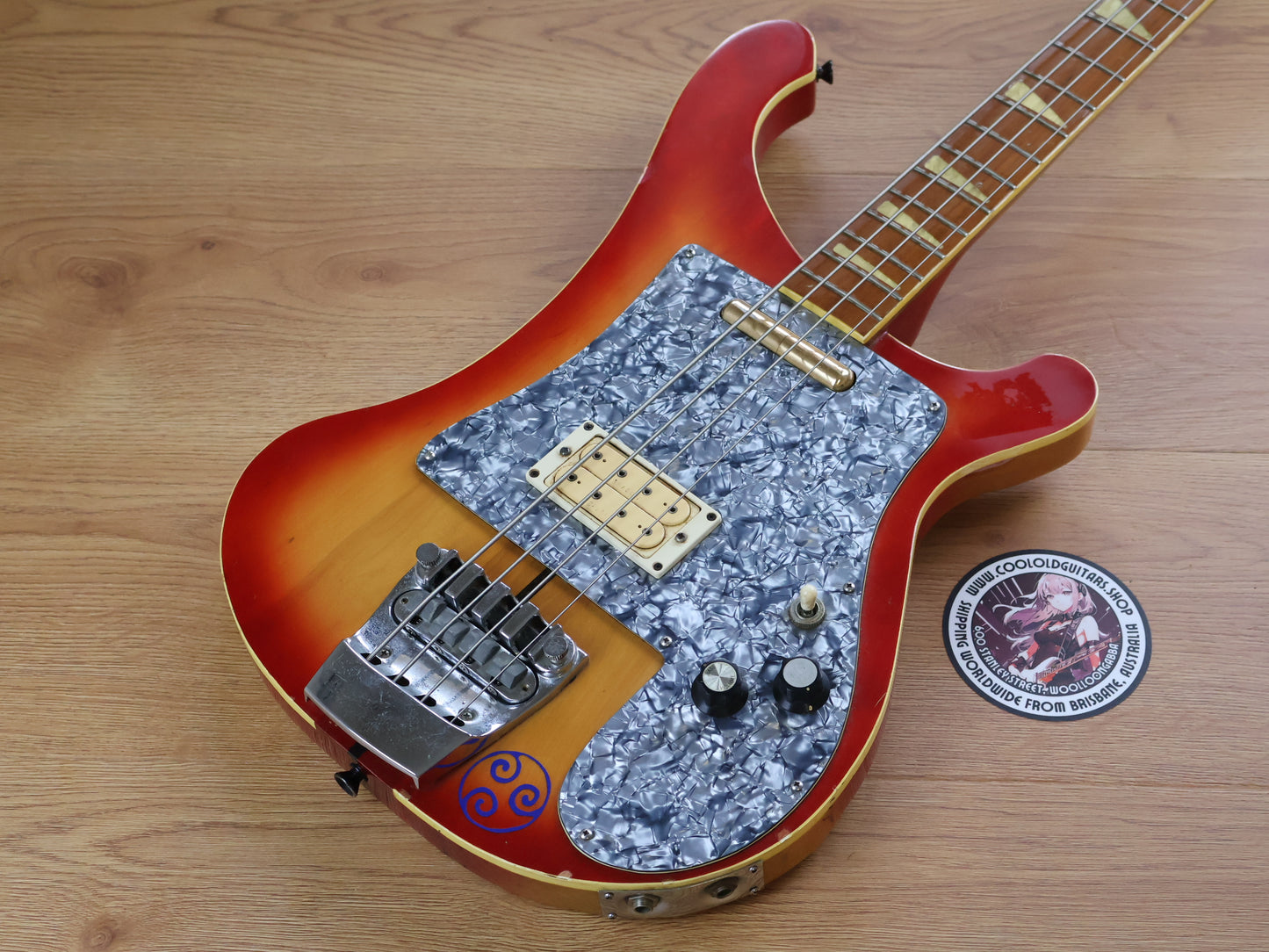 1970's Emperador Japan "4001" Bass (Fireglo)